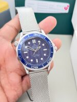 Omega Classic 3-Hand Silver Blue Dial - Image 2