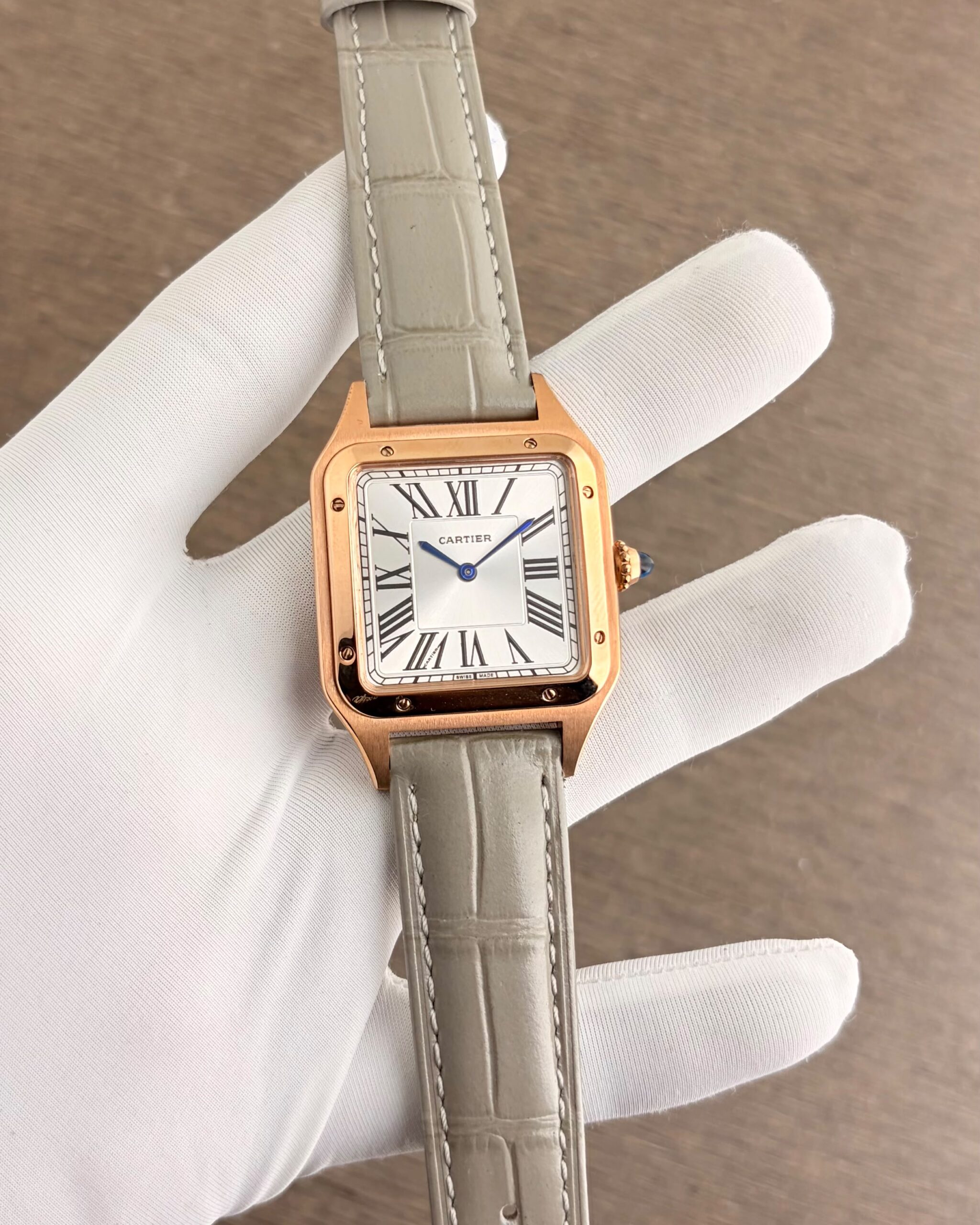 WhatsApp Image 2026-08-03 at 9.01.13 PM (2) Cartier Santos Dumont White Dial - Image 1