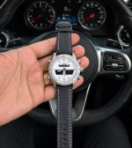 Fossil Digital White Black Analog