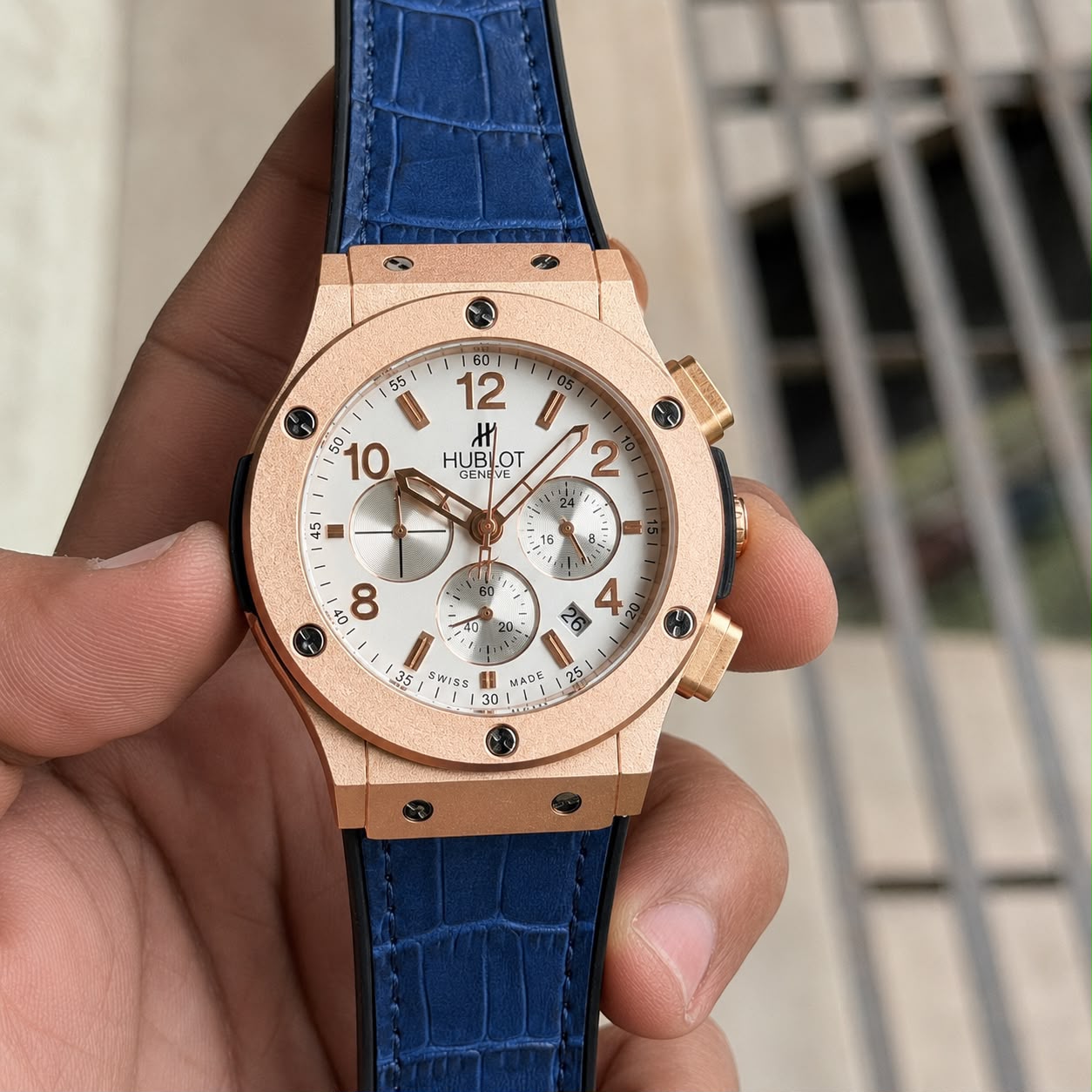 WhatsApp Image 2026-08-03 at 9.37.00 PM Hublot Big Bang White Dial Chronograph - Image 1