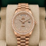 Rolex Day-Date 40 Everose Gold Diamond Dial