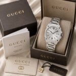 Gucci G-Flat Silver White Dial Quartz - Image 4