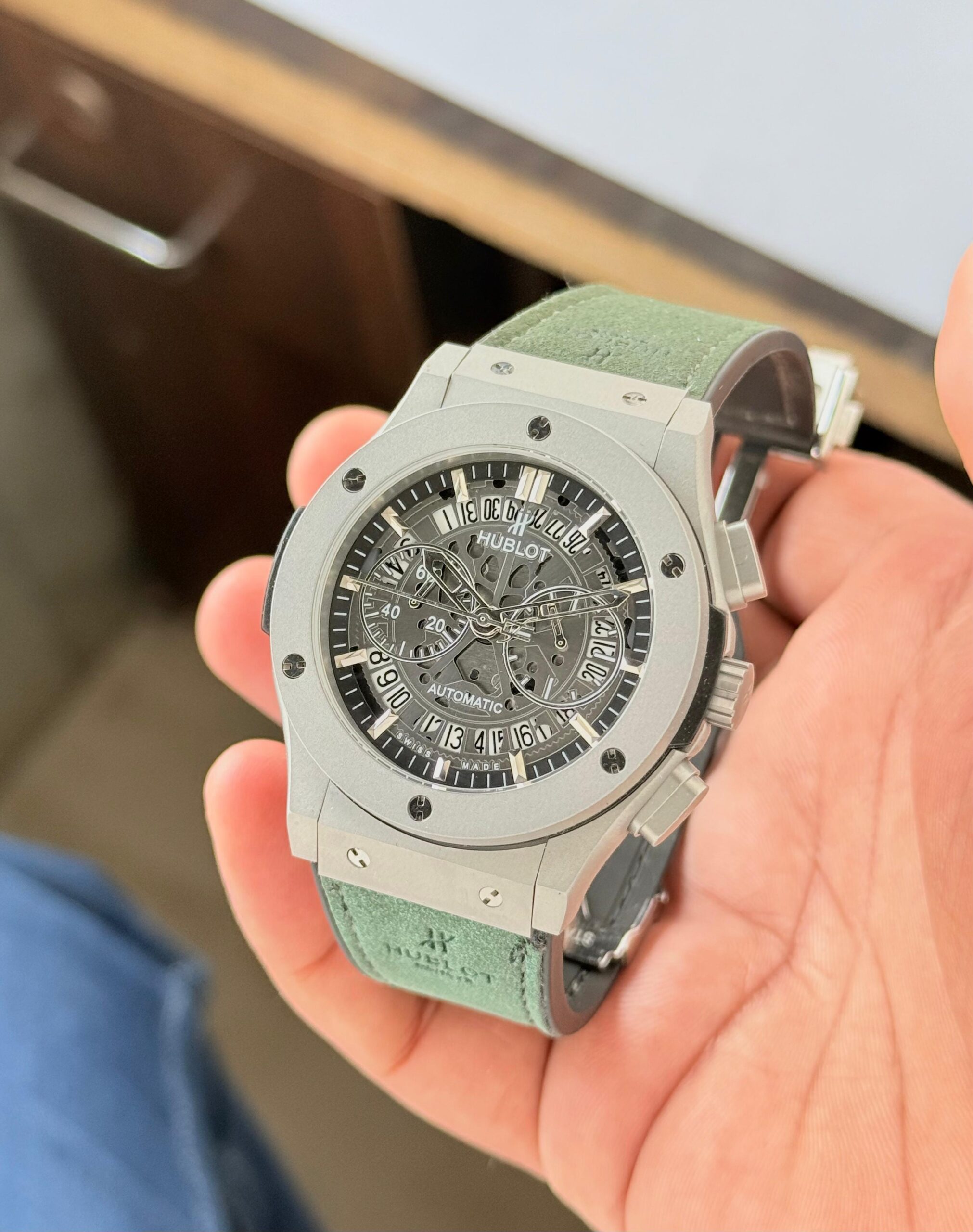 WhatsApp Image 2026-08-03 at 9.39.29 PM Hublot Big Bang Grey Dial Chronograph - Image 1