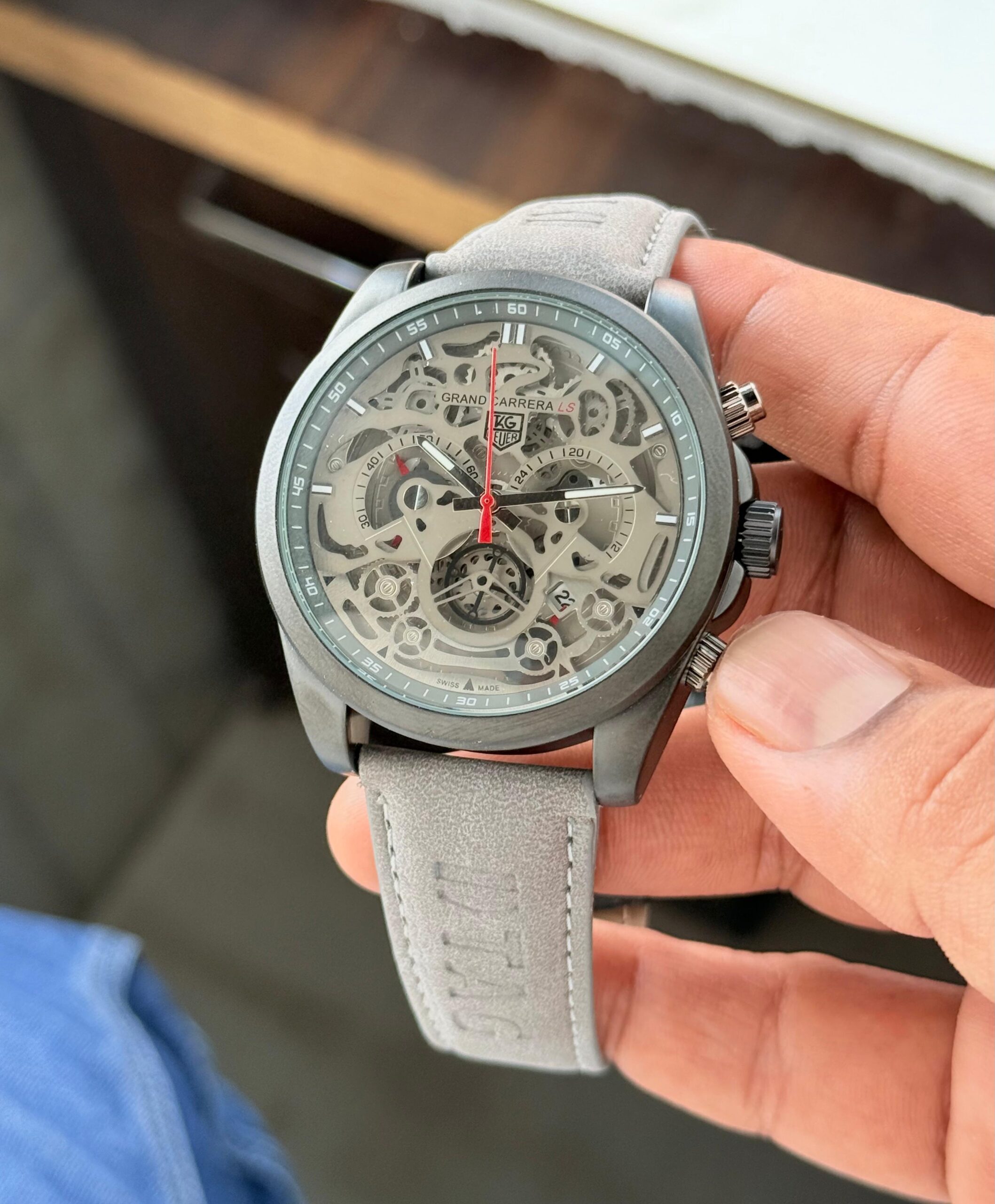 WhatsApp Image 2026-08-03 at 9.39.45 PM (1) Tag Heuer CR7 Chronograph Grey Dial - Image 1