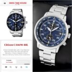 Citizen Eco-Drive Blue Dial Chronograph - Image 5