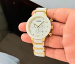 Rado Centrix Chronograph White & Gold Ceramic - Image 3