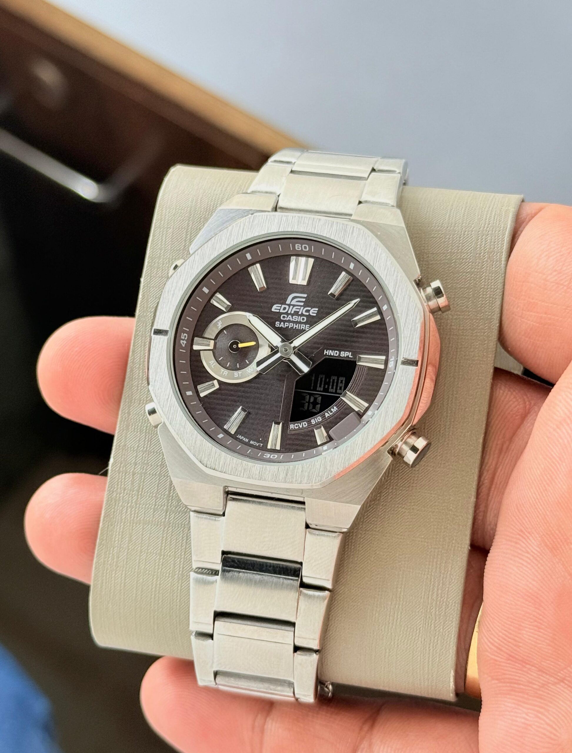 WhatsApp Image 2026-08-03 at 9.45.31 PM (1) Edifice Casio ECB-S10D-8ADF Analog-Digital - Image 1