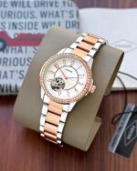 Fossil Architect Automatic Two Tone White Dial - Image 4