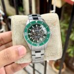Guess Two-Tone Multifunction Green Dial