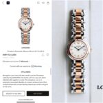 Longines PrimaLuna Silver Rose Gold - Image 4