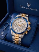Maserati Lifestyle Chronograph Silver Gold - Image 2