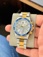 Maserati Lifestyle Chronograph Silver Gold - Image 5