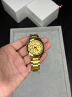 Rado Chronograph Silver Gold Dial - Image 2
