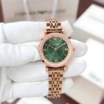 Emporio Armani Slim Rose Gold Diamond Dial