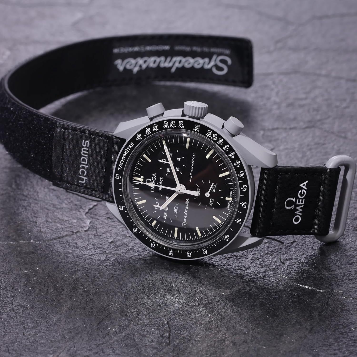 WhatsApp Image 2026-08-05 at 12.40.36 AM (1) Omega x Swatch Speedmaster MoonSwatch Black - Image 1
