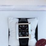 Cartier Diastar Square Slim Black Dial Chronograph