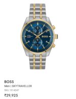 Boss Sky Traveller Blue Analog Dial - Image 3