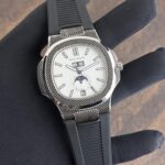 Patek Philippe Nautilus Chronograph White Dial