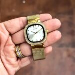 Guess Colorful Crystal Gold Dial