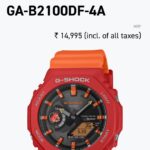 G Shock GA-2100 Analog-Digital Orange