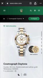 Rolex Daytona Cosmograph White Dial Chronograph - Image 2