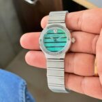 Versace Greca Tiffany Blue Pearl Dial