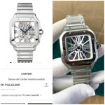 Cartier Santos De Skeleton White Dial 40mm - Image 2