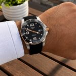Longines Black Dial Diver-Style Automatic