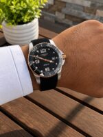 Longines Black Dial Diver-Style Automatic
