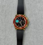 Rolex Daytona Style Red Gemstone Automatic - Image 4