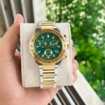 Guess Z35002 Textured Green Dial Chrono