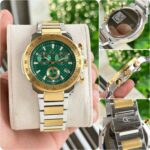 Guess Z35002 Textured Green Dial Chrono - Image 5