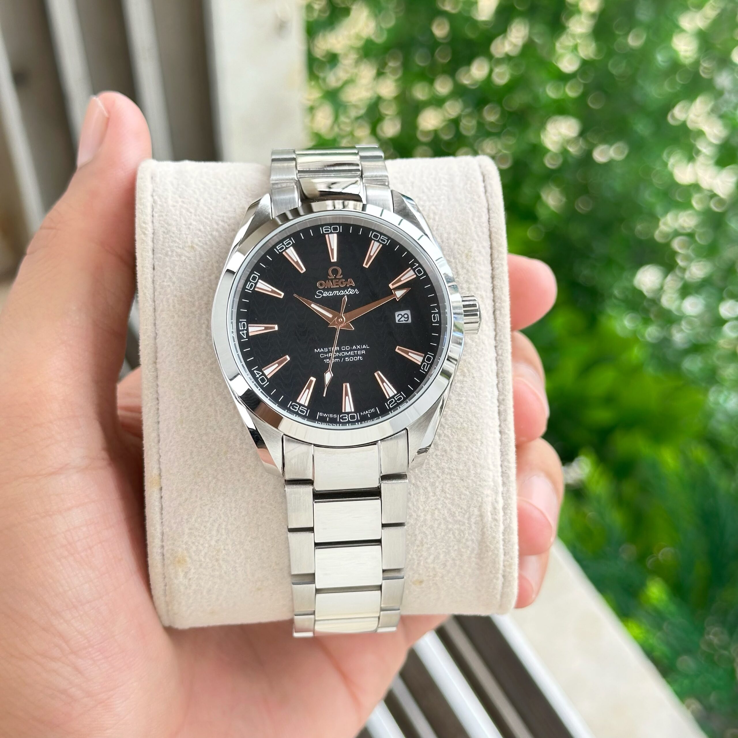 WhatsApp Image 2026-08-22 at 3.44.38 PM (1) Omega Seamaster Aqua Terra Open Heart Automatic - Image 1