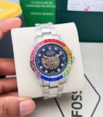 Rolex Rainbow Silver Skeleton Automatic - Image 5