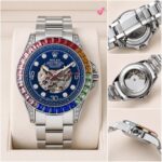 Rolex Rainbow Silver Skeleton Automatic - Image 2