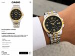 Casio MTP-1307G Two-Tone Black Dial - Image 3