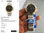 Casio MTP-1307G Two-Tone Black Dial - Image 2