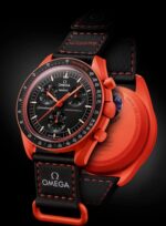 Omega × Swatch Orange Black Speedmaster - Image 5