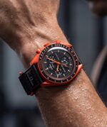 Omega × Swatch Orange Black Speedmaster - Image 2