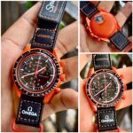 Omega × Swatch Orange Black Speedmaster - Image 4