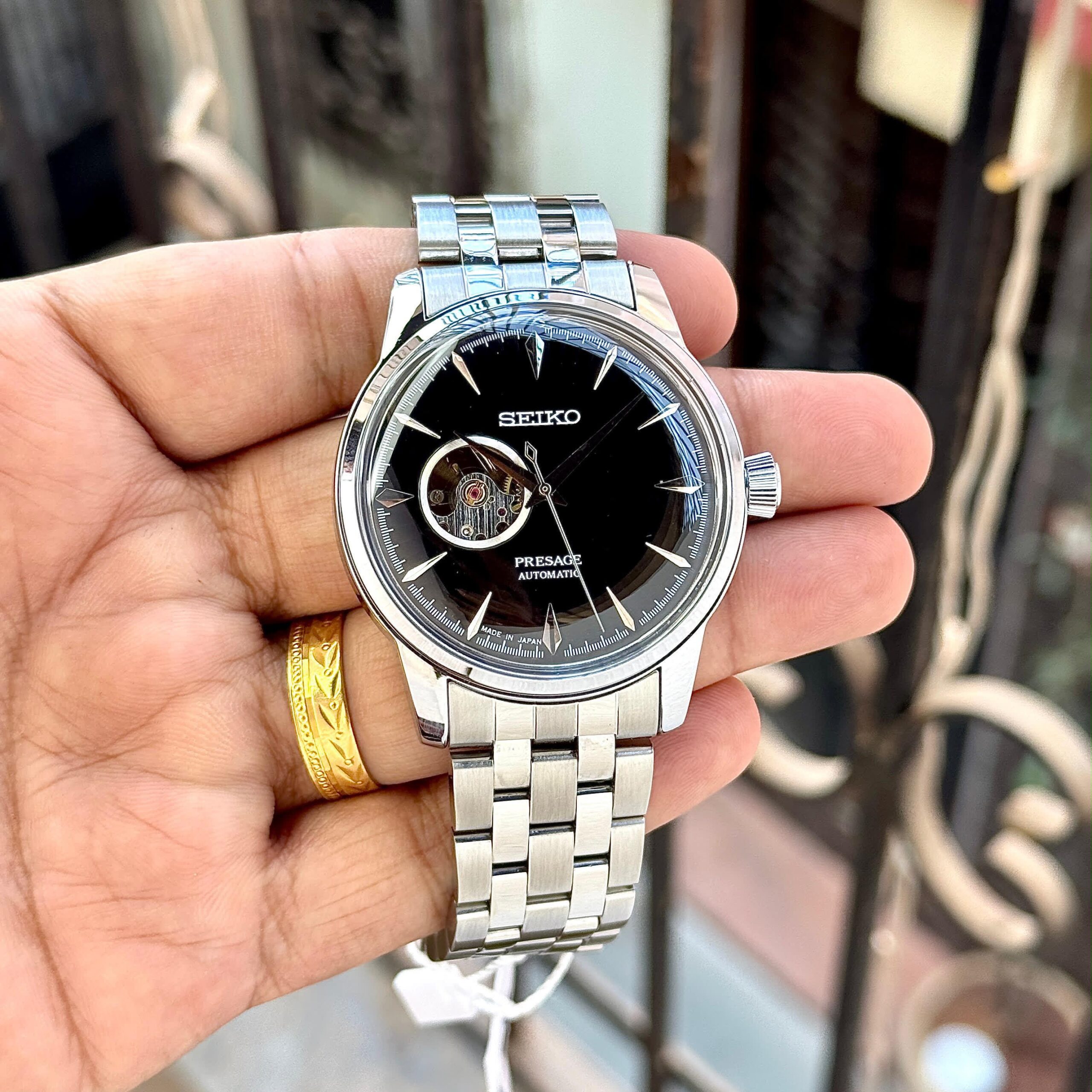WhatsApp Image 2026-08-22 at 3.49.42 PM Seiko Presage Open Heart Black Automatic - Image 1