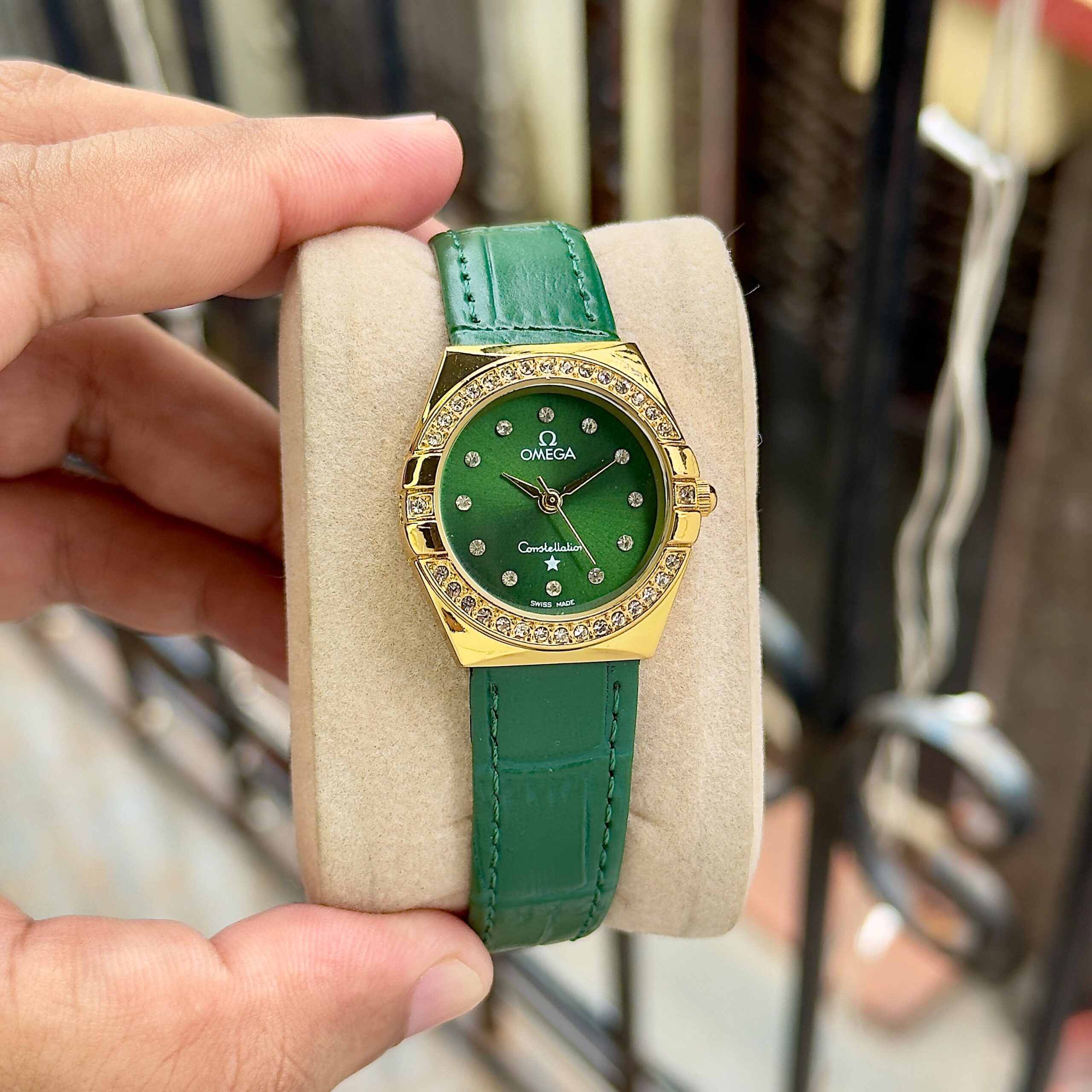 WhatsApp Image 2026-08-22 at 3.51.35 PM Omega Constellation Diamond-Style Green Dial - Image 1