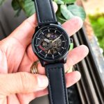 Tommy Hilfiger Black Skeleton Dial Automatic - Image 3