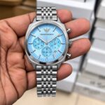 Emporio Armani Carlo Quartz Ice Blue Dial