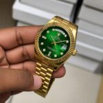 Rolex Oyster Perpetual Green Gold Day Date - Image 2