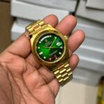 Rolex Oyster Perpetual Green Gold Day Date - Image 3