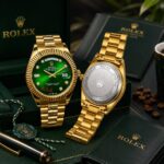 Rolex Oyster Perpetual Green Gold Day Date - Image 5