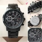 Tommy Hilfiger 42MM Black Quartz Chronograph - Image 2