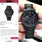 Tommy Hilfiger 42MM Black Quartz Chronograph - Image 3