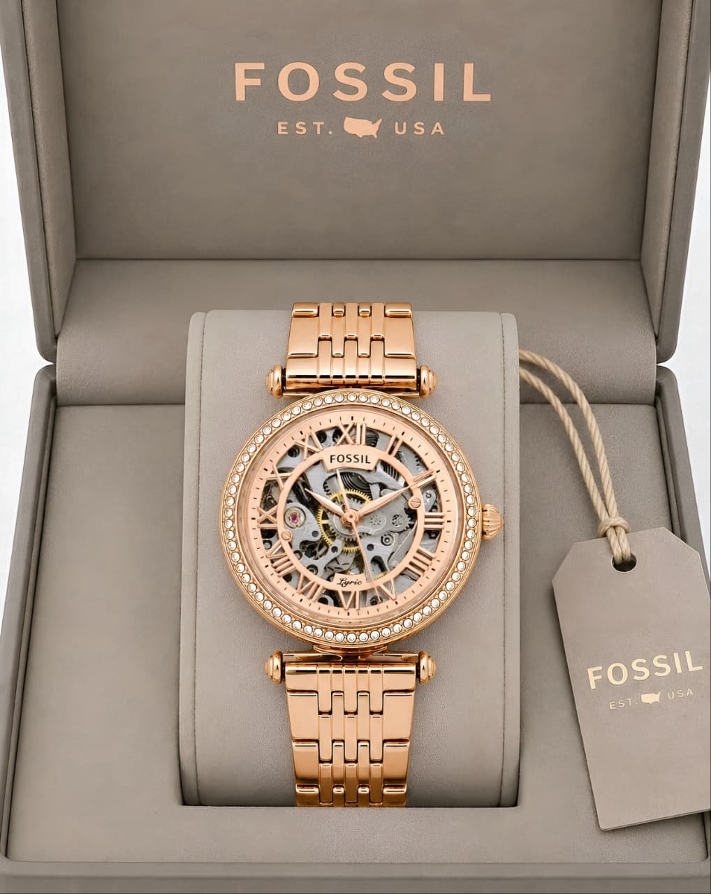 WhatsApp Image 2026-09-02 at 2.40.33 PM Fossil Lyric Automatic 35MM Rose Gold - Image 1